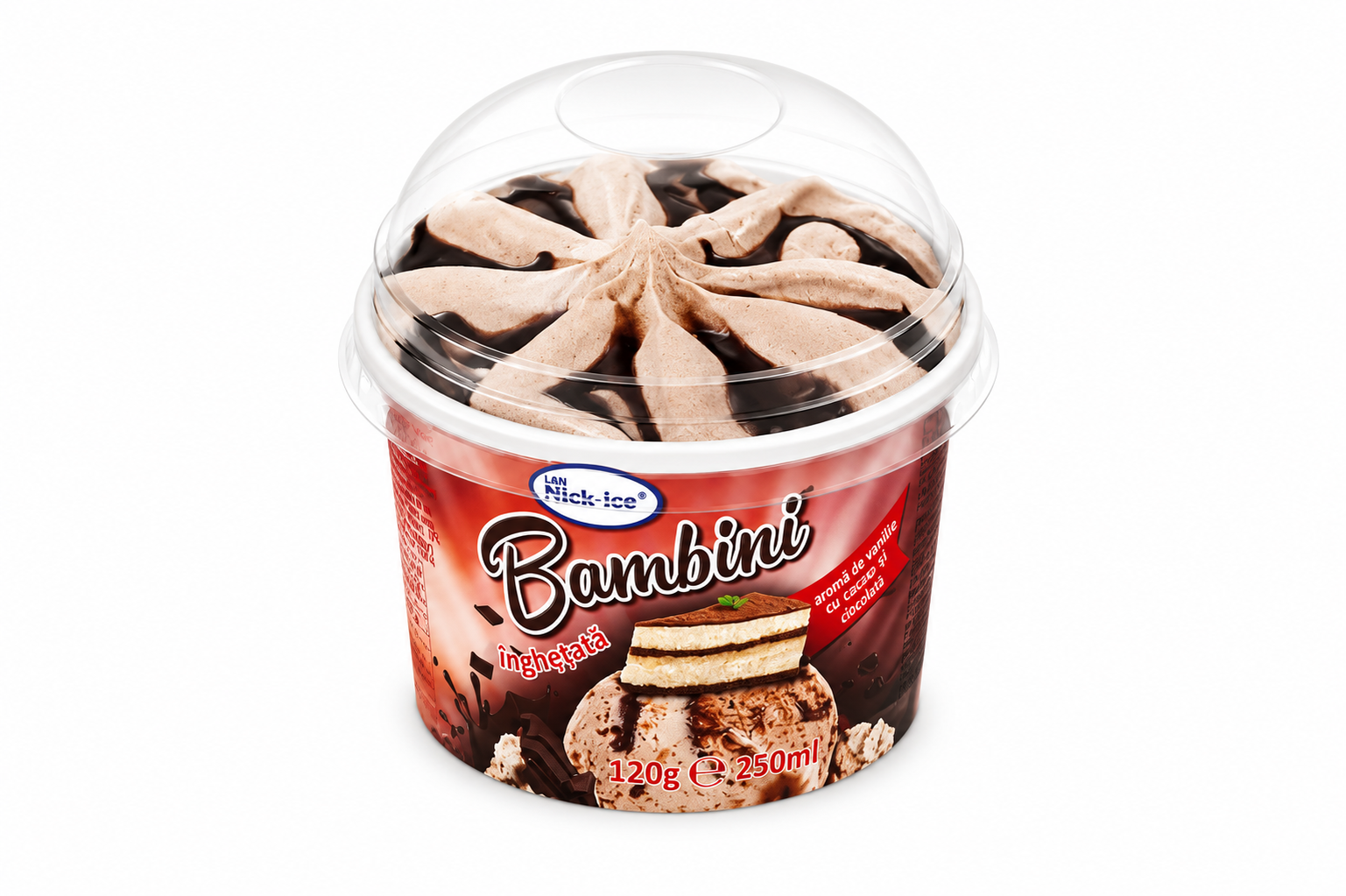 BAMBINI Tiramisu cu Topping Cacao